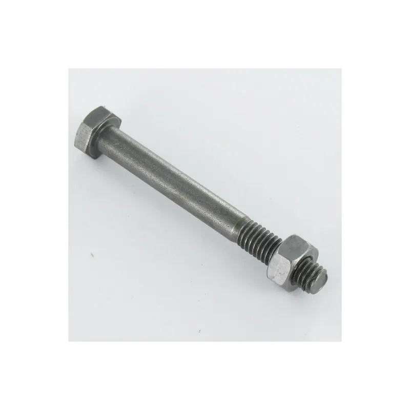 1 x Boulon (vendu avec Ecrou) Tête hexagonale TH M10X30 Acier brut