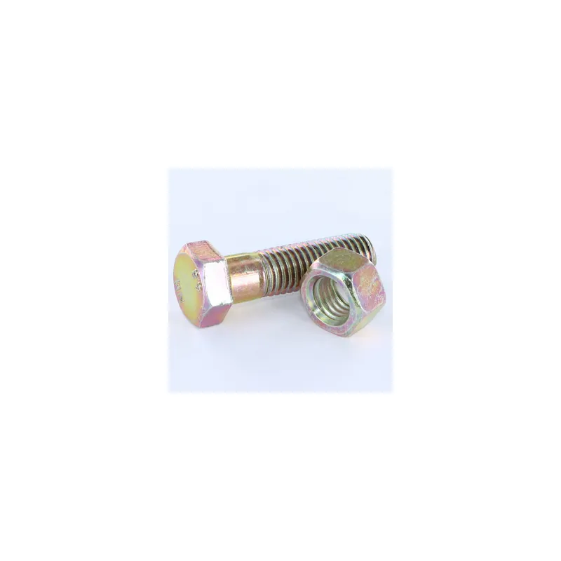 1 x Boulon (vendu avec Ecrou) Tête hexagonale TH M12X20 Bichromaté