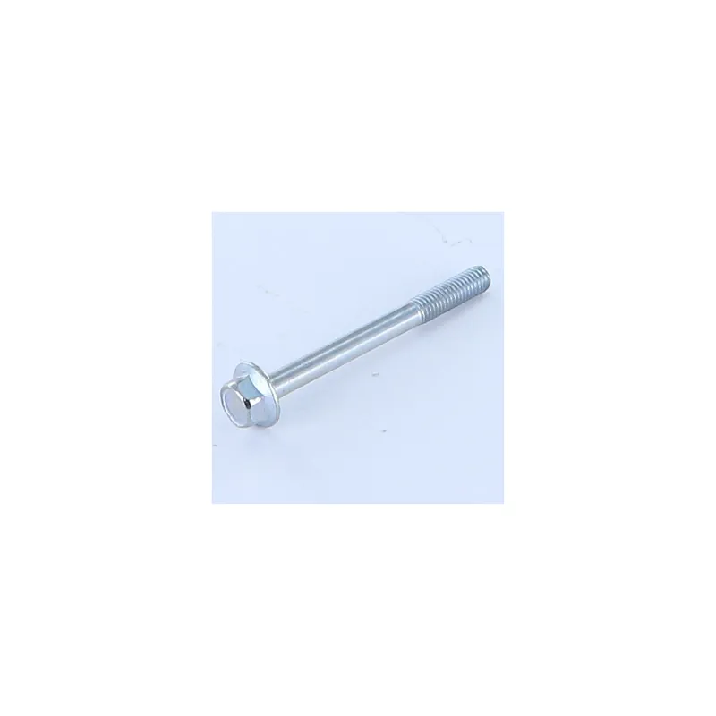 1 x Corps de boulon filetage partiel Tête hexagonale TH M5X50 Filetée sur 16 Embase collerette crantée Classe 6.8 Acier