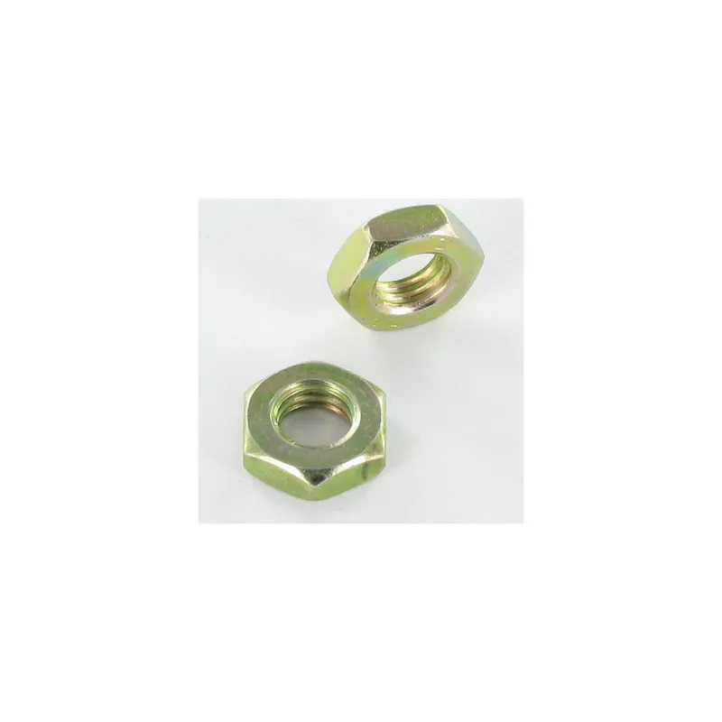 1 x Ecrou hexagonal bas hm/contre Ecrou M10 Bichromaté