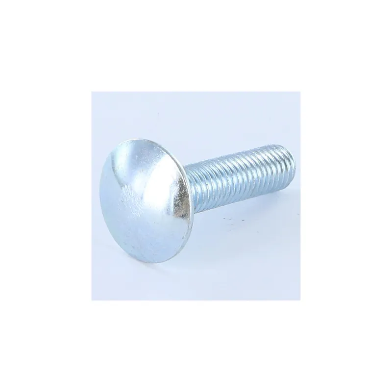 1 x TRCC JAPY tête ronde collet carré M10X20 Filetage total Acier zingué