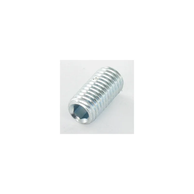 1 x Vis métaux Sans tête six pans creux (sthc) Clé de 5 HC5 M10X16 Bout plat Acier zingué