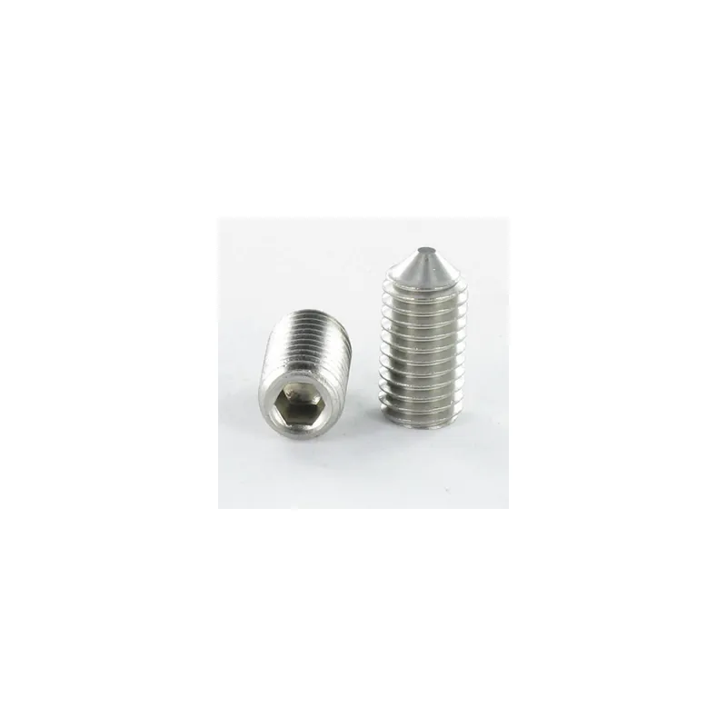 1 x Vis métaux Sans tête six pans creux (sthc) Clé de 5 HC5 M10X30 Bout pointeau Acier zingué