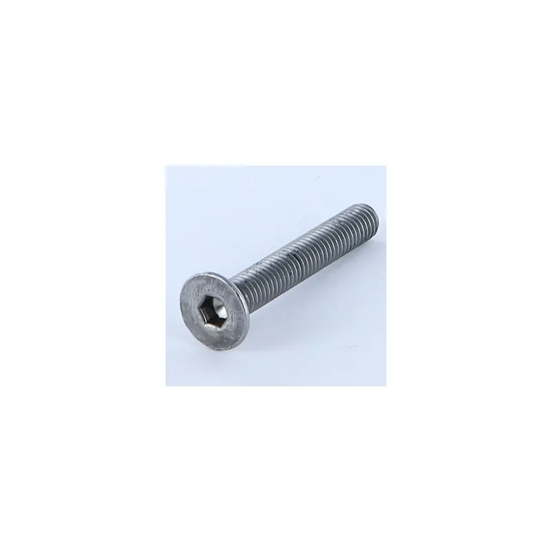 1 x Vis métaux FHC tête fraisée empreinte hexagonale creuse M6X40 Filetée sur 40 Clé de 4 HC4 Acier brut