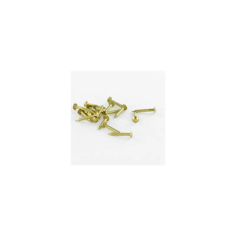 1 x Kg de pointes Laiton Tête ronde TR 1.3X14