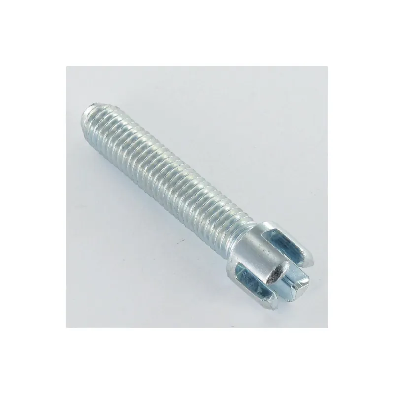 1 x Vis assemblage lit Acier zingué M7X35 Pas de 150 Tête croix