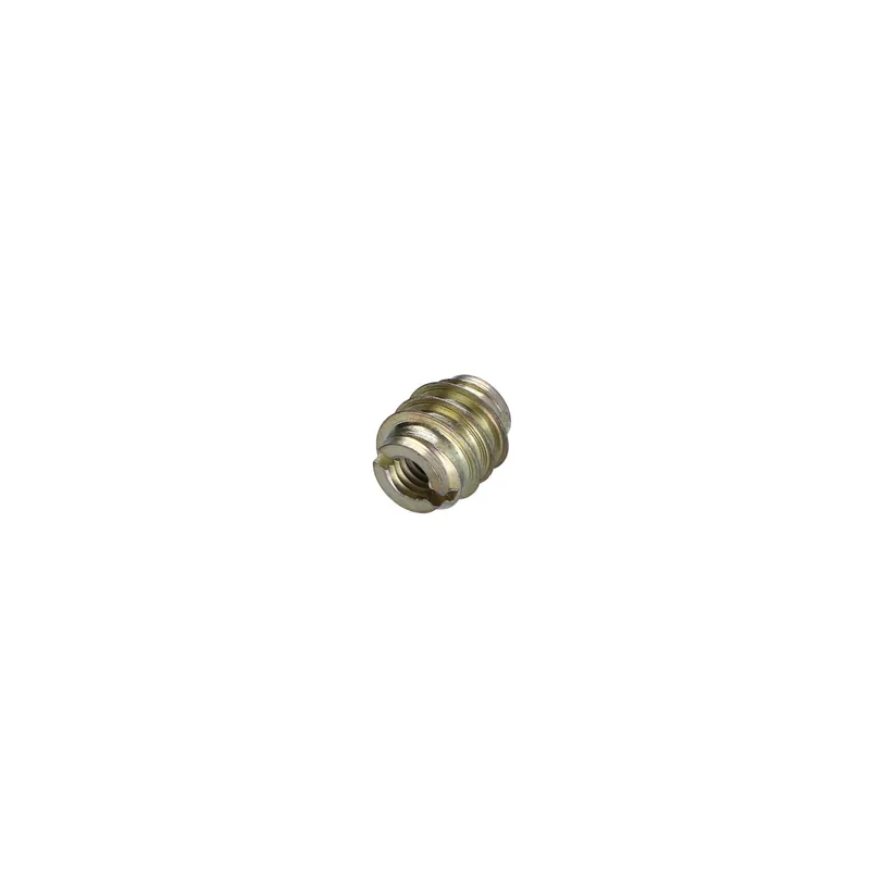 1 x Insert fileté bois fendu 13X15 M6 Acier zingué