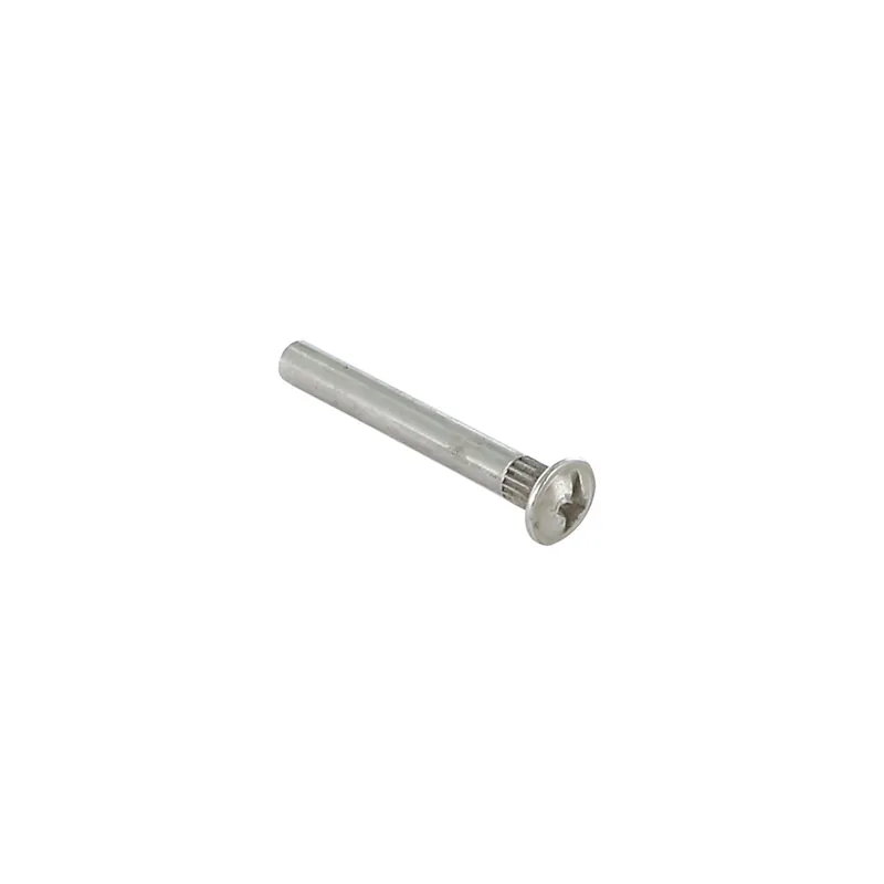1 x Ecrou Relieur Tête Poelier POZI et fendu M4X15 5X40 Acier nickelé