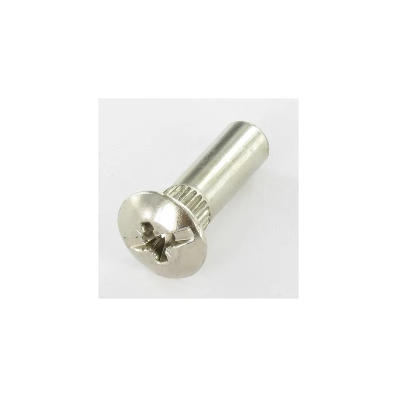 1 x Ecrou Relieur POZI et fendu 8X25 M6X15 AC. Acier nickelé