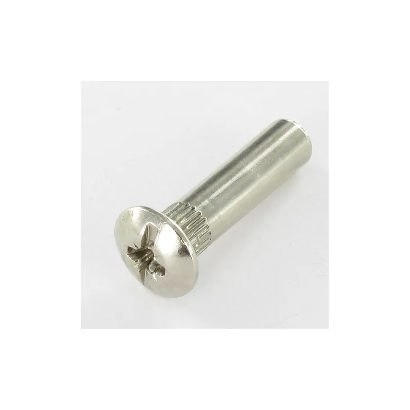1 x Ecrou Relieur POZI et fendu 8X31 M6X15 AC. Acier nickelé