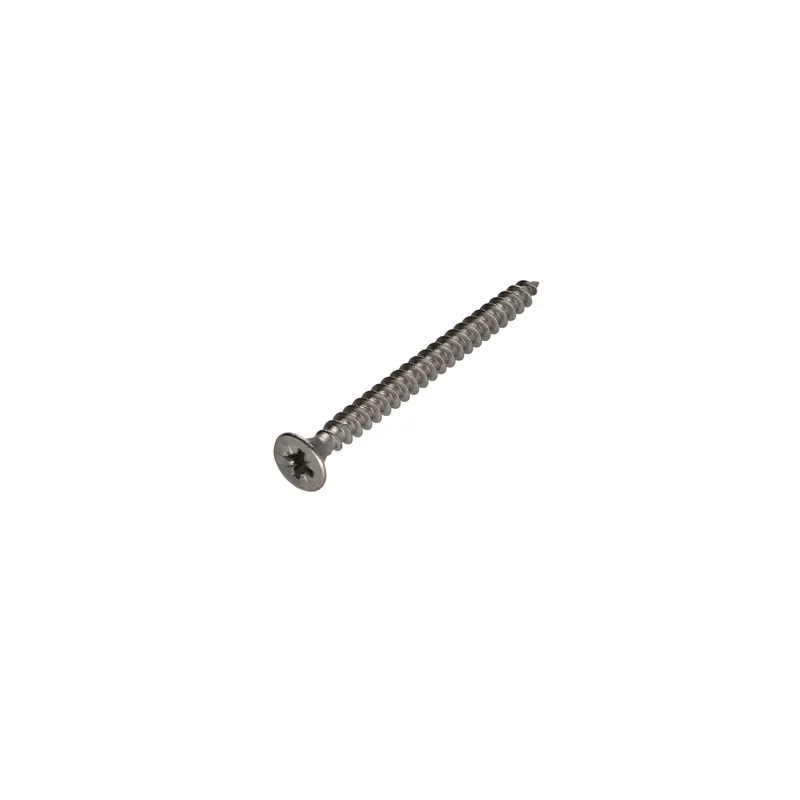 1 x VBA Vis bois agglo Inox A2 Tête fraisée Pozi 6X55