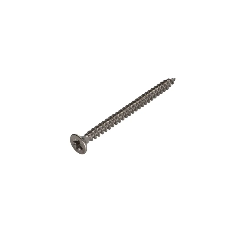 1 x VBA Vis bois agglo Inox A2 Tête fraisée Pozi 6X90