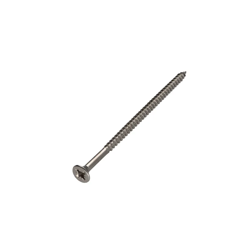 1 x VBA Vis bois agglo Inox A2 Tête fraisée Pozi 6X120