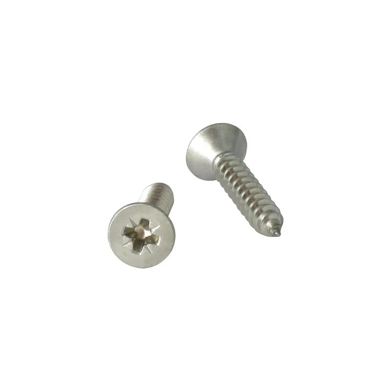 1 x Vis tôle Inox A2 Tête fraisée Pozi 6.3X70