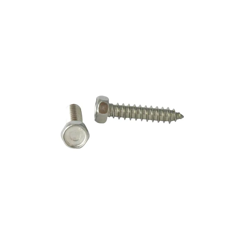 1 x Vis tôle Inox A2 Tête hexagonale TH 4.8X45
