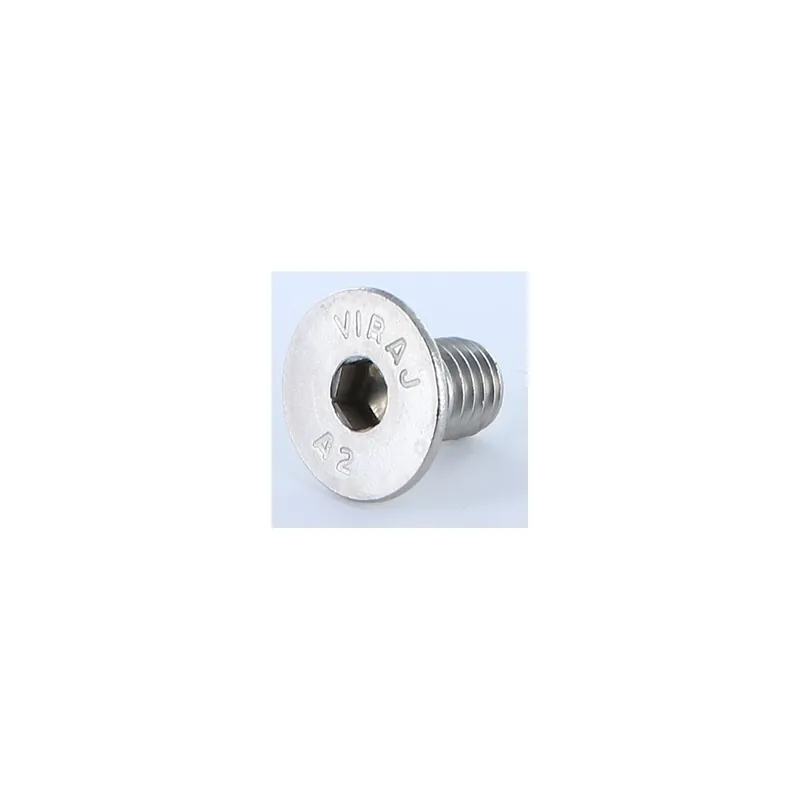 1 x Vis métaux Inox A2 FHC tête fraisée empreinte hexagonale creuse Clé de 6 HC6 M10X16 Filetage total