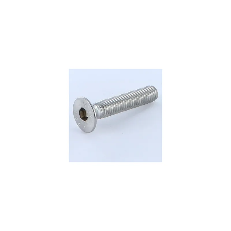 1 x Vis métaux Inox A2 FHC tête fraisée empreinte hexagonale creuse Clé de 4 HC4 M6X45 Filetage total