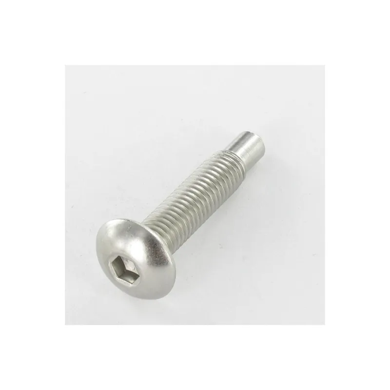 1 x Vis métaux Poelier Hexagonal creux Inox A2 M8X40 Bout 6X9 Clé de 5 HC5