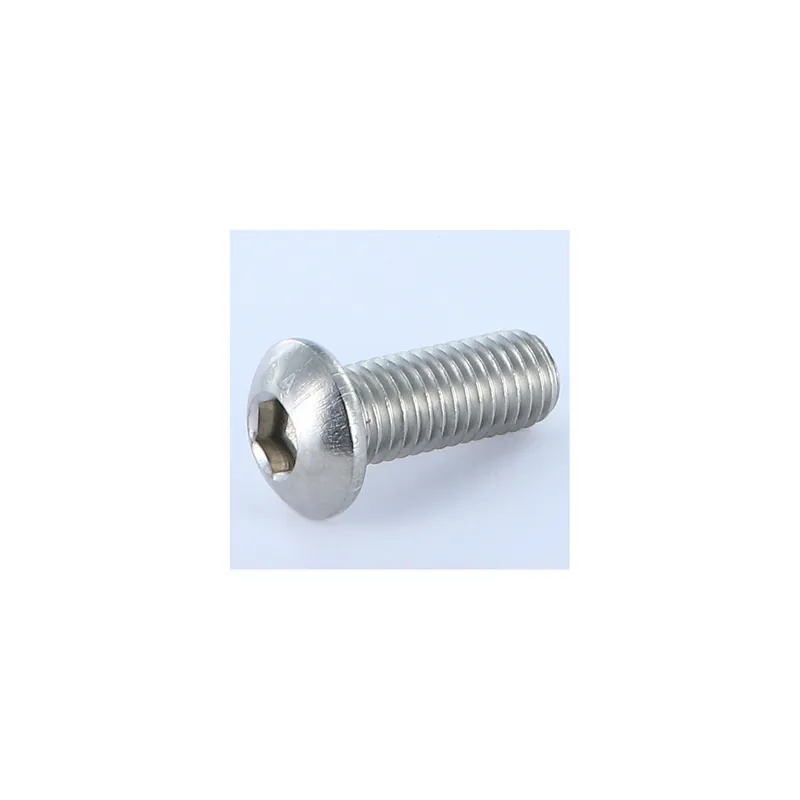 1 x Vis métaux BHC (Tête Bombée Hexagonal creux) M10X40 Filetage total Clé de 6 HC6 Inox A4
