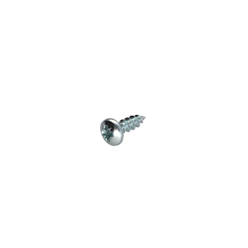 1 x VBA Vis bois agglo Tête ronde TR Pozi N°2 4X15 Acier zingué