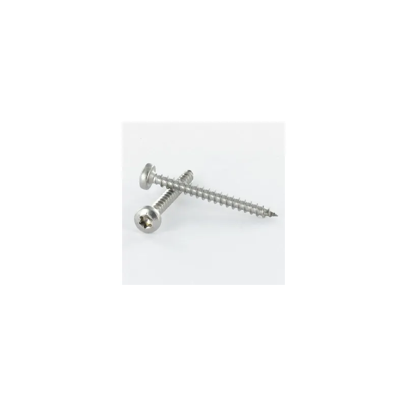 1 x VBA Vis bois agglo Tête ronde TR 3X15 TORX T10 Acier zingué microvis
