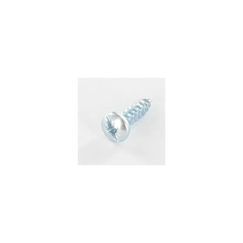 1 x VBA Vis bois agglo Tête ronde TR POZI et fendu 5X20 Diamètre de tête 10 Acier zingué