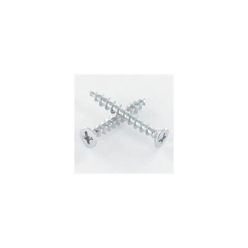1 x Vis pvc Tête fraisée bombée TFB Phillips 4.3X22 zingué cr3 96 hbs sans rouille rouge
