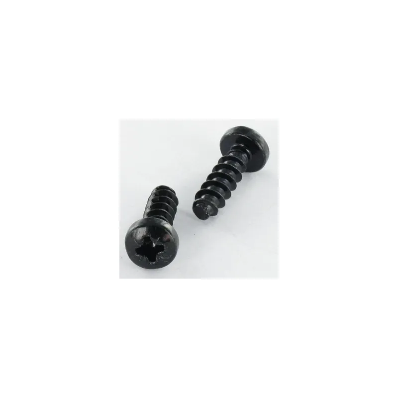 1 x Vis pvc Tête cylindrique bombée TCB Pozi N°2 5X16 Acier zingué noir