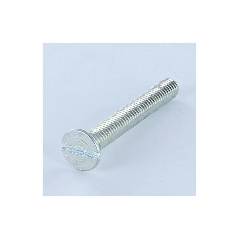1 x Vis métaux Tête fraisée Fendue M2.5X16 Acier brut microvis