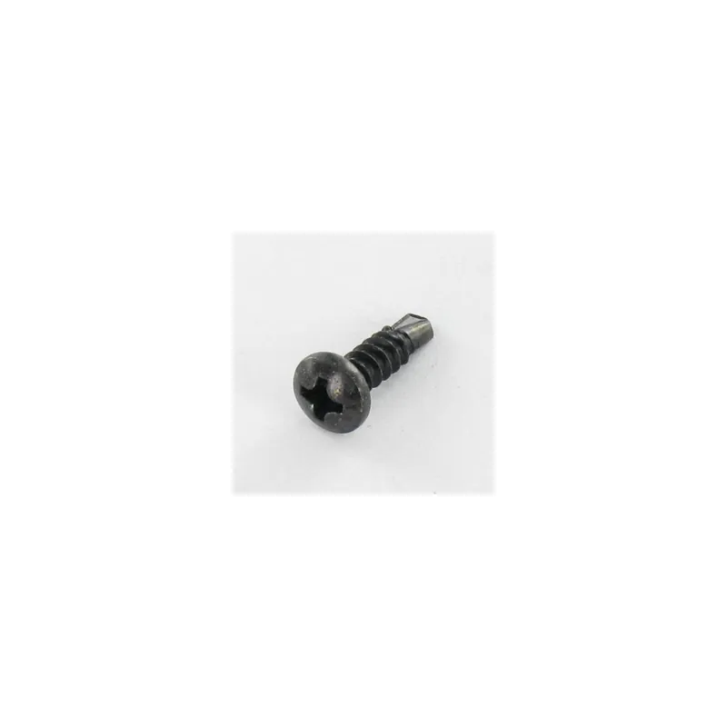 1 x Vis autoperceuse Tête cylindrique bombée TCB Phillips 4.8X32 Filet tôle Acier zingué noir