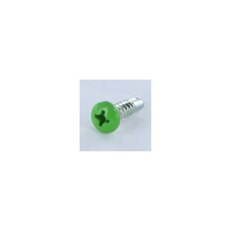1 x Vis autoperceuse Tête cylindrique bombée TCB Phillips 4.2X16 Acier zingué LAQ 6018