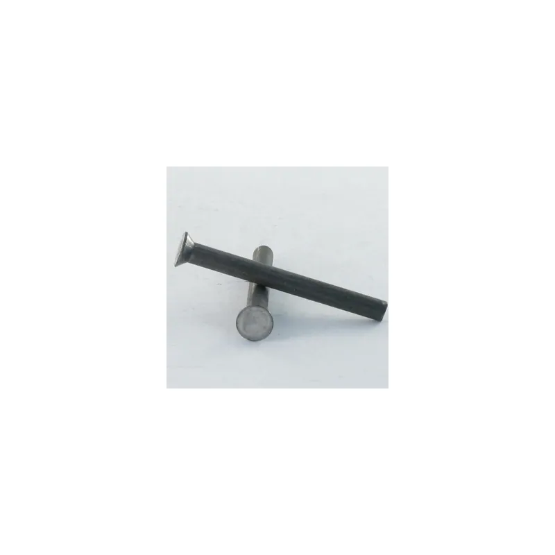 1 x Rivet à frapper Tête fraisée 3X8 Acier brut
