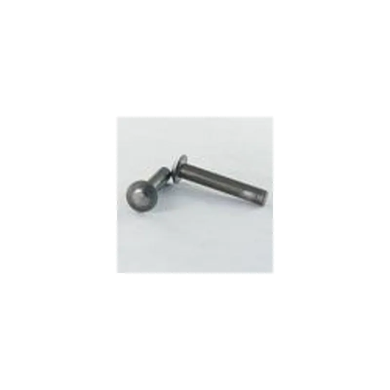 1 x Rivet à frapper Tête goutte de suif 4X6 Acier brut P