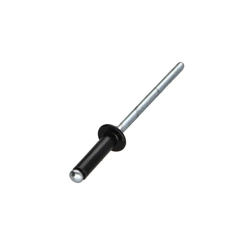 1 x Rivet aveugle Aluminium Tige acier 3.2X6 Epaisseur de serrage 1 à 3 Tête Ronde Standard ALX Noir