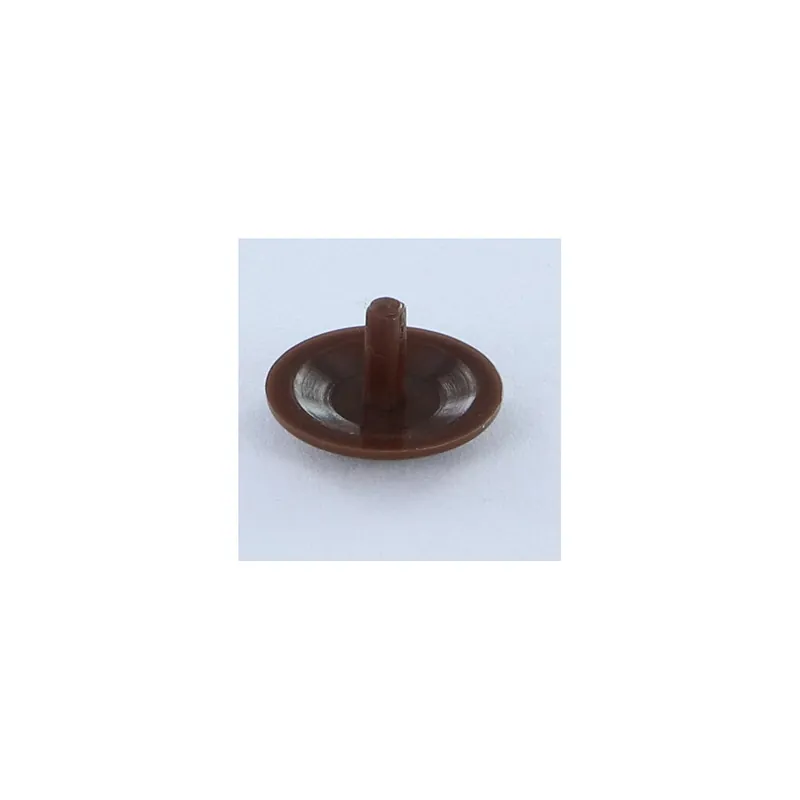 1 x Cache vis Spax Nylon ACAJOU Diamètre de tête 15QUEU2.5X7