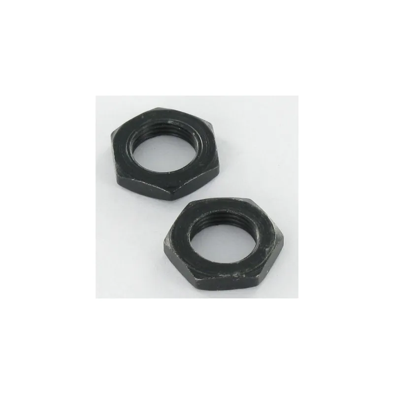 1 x Ecrou UNEF 3/8- 32 Sur plat 14 Epaisseur 3 Acier zingué noir