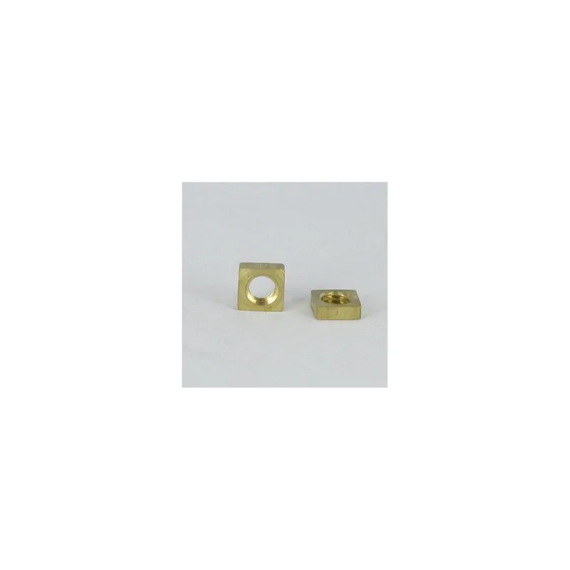 1 x Ecrou carré Laiton M4 6X6X2