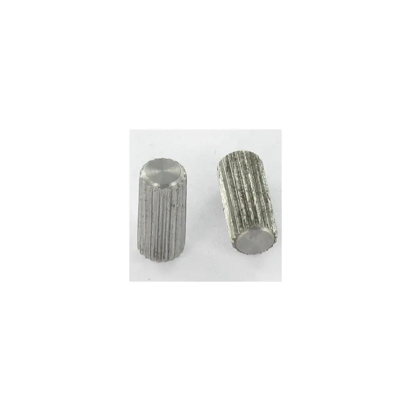 1 x Axes 6X14 XC 18PB Acier brut MOLETAGE DROIT