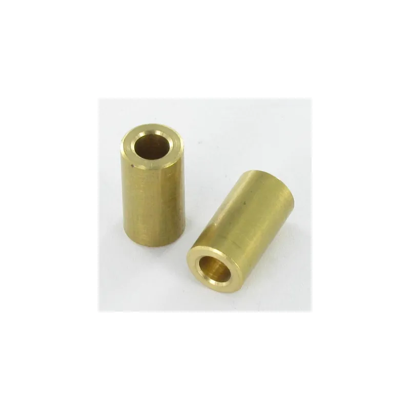 1 x Entretoise Cylindrique 8X15 Percé 4 Laiton