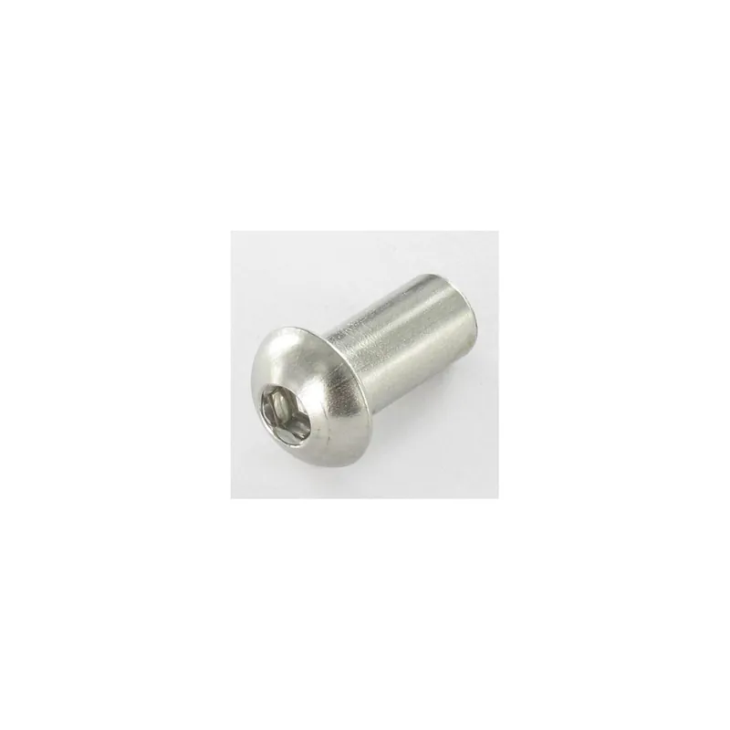 1 x Ecrou Relieur Tête bombée M6X8 Clé de 4 HC4 7X15 Inox