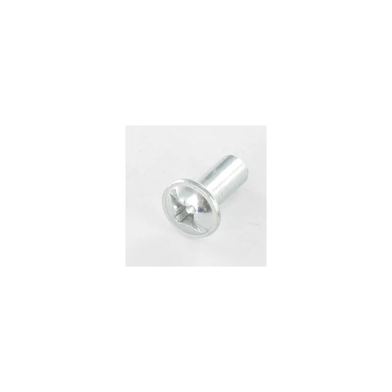 1 x Ecrou Relieur POZI et fendu M4X8 5X12 Acier zingué