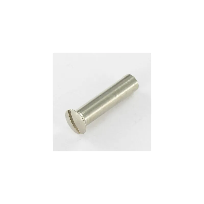 1 x Ecrou Relieur Tête fraisée bombée TFB Fendue M4X13 5.4X24 Laiton