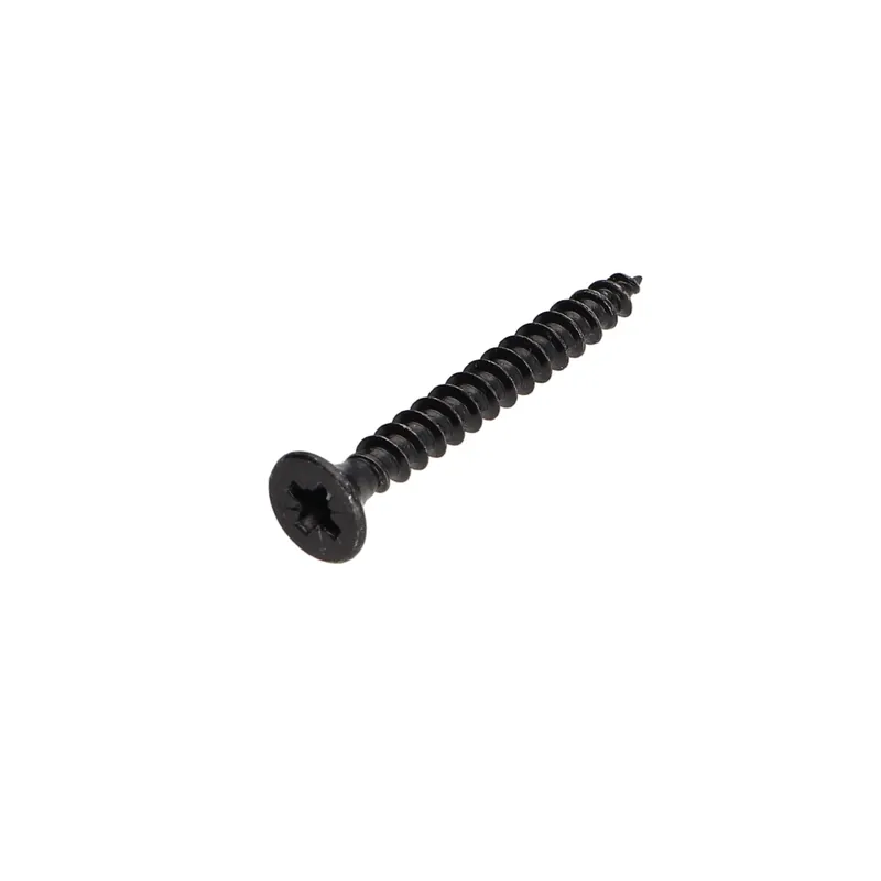 1 x VBA Vis bois agglo Inox A2 Noir Tête fraisée Pozi 6X30