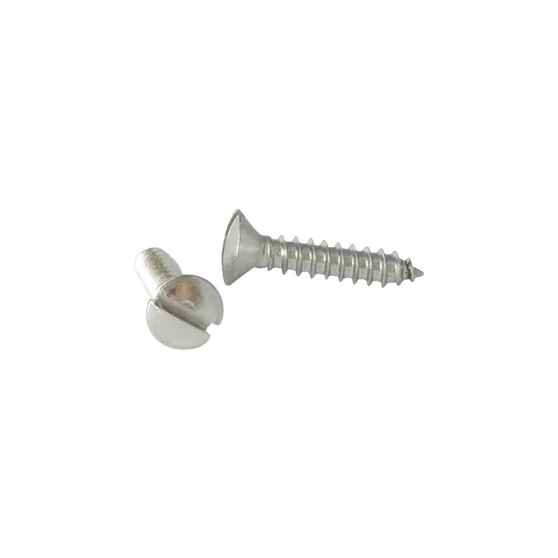 1 x Vis tôle Inox A2 Tête fraisée bombée TFB Fendue 3.9X16