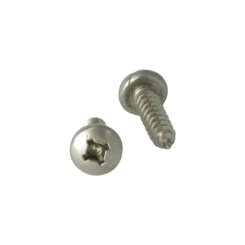1 x Vis tôle Inox A2 Tête cylindrique TC Carré phillips 4.8X38
