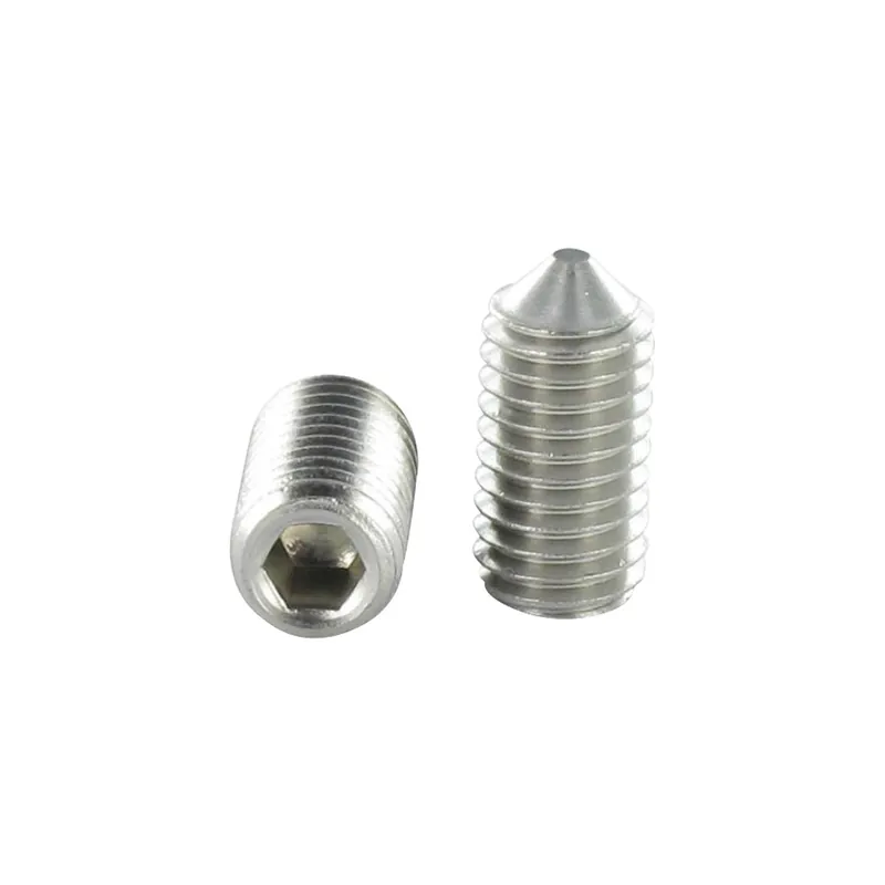 1 x Vis métaux Inox A2 Sans tête six pans creux (sthc) Clé de 1.5 HC1.5 M3X12 Bout pointeau microvis