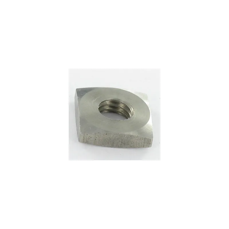 1 x Ecrou carré Inox A2 M4 14X14X2.5
