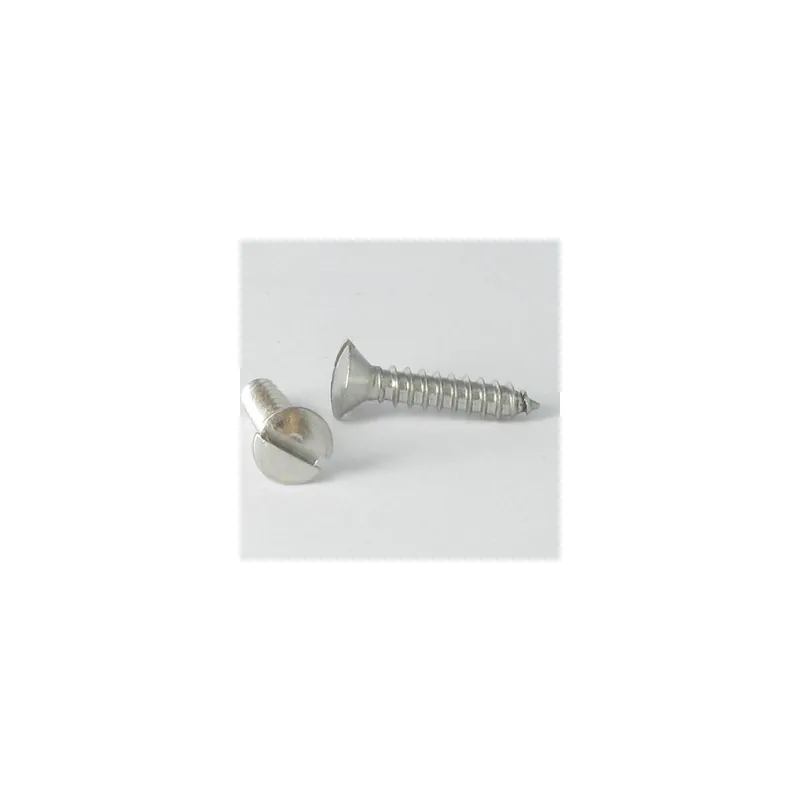 1 x Vis tôle Tête fraisée bombée TFB Fendue 3.5X6.4 Inox A4