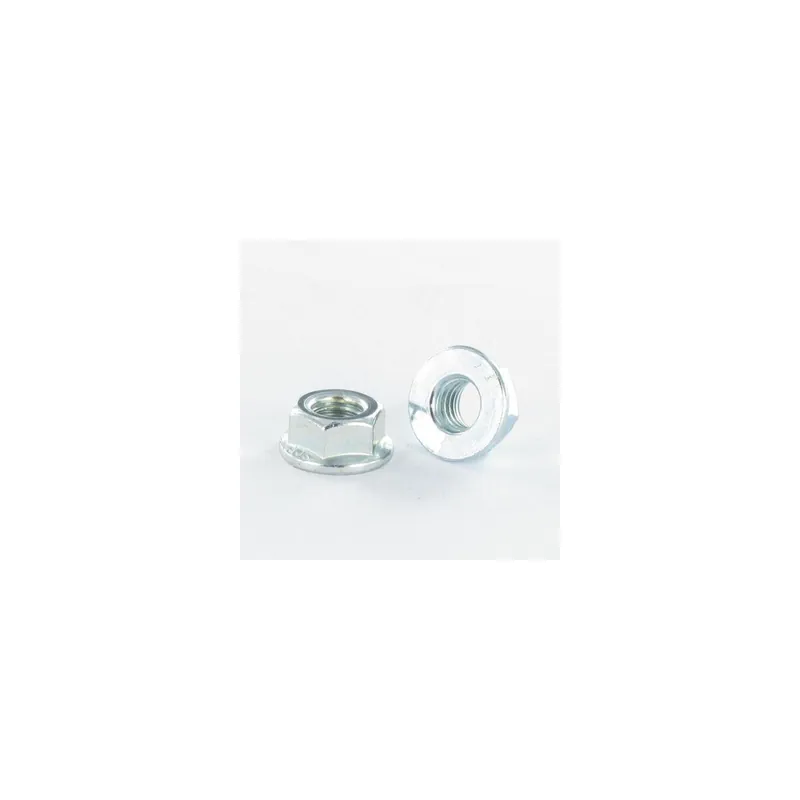 1 x Ecrou Collerette Lisse M10 Acier zingué