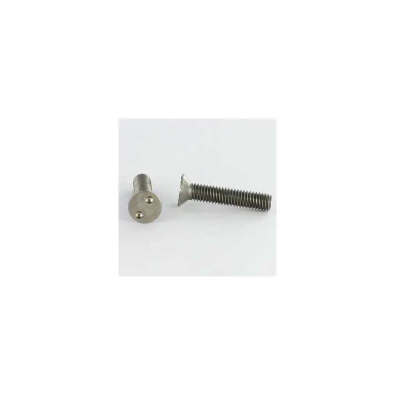 1 x Vis métaux Inviolable Tête fraisée Snake eyes M4X12 Inox A2